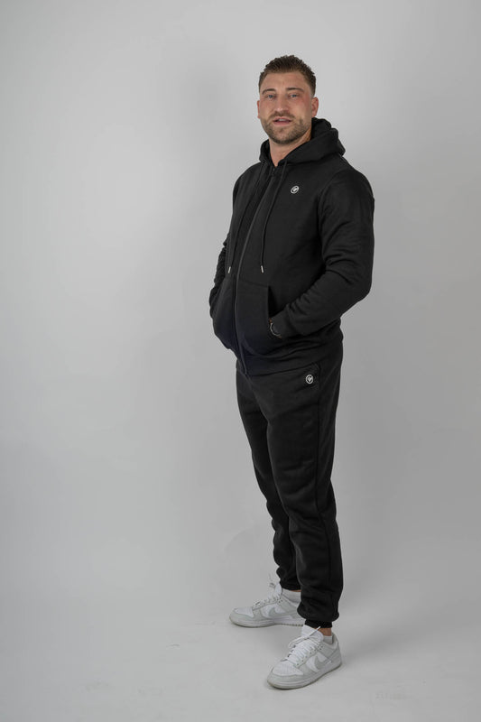 Black Hoodie & Jogger Set