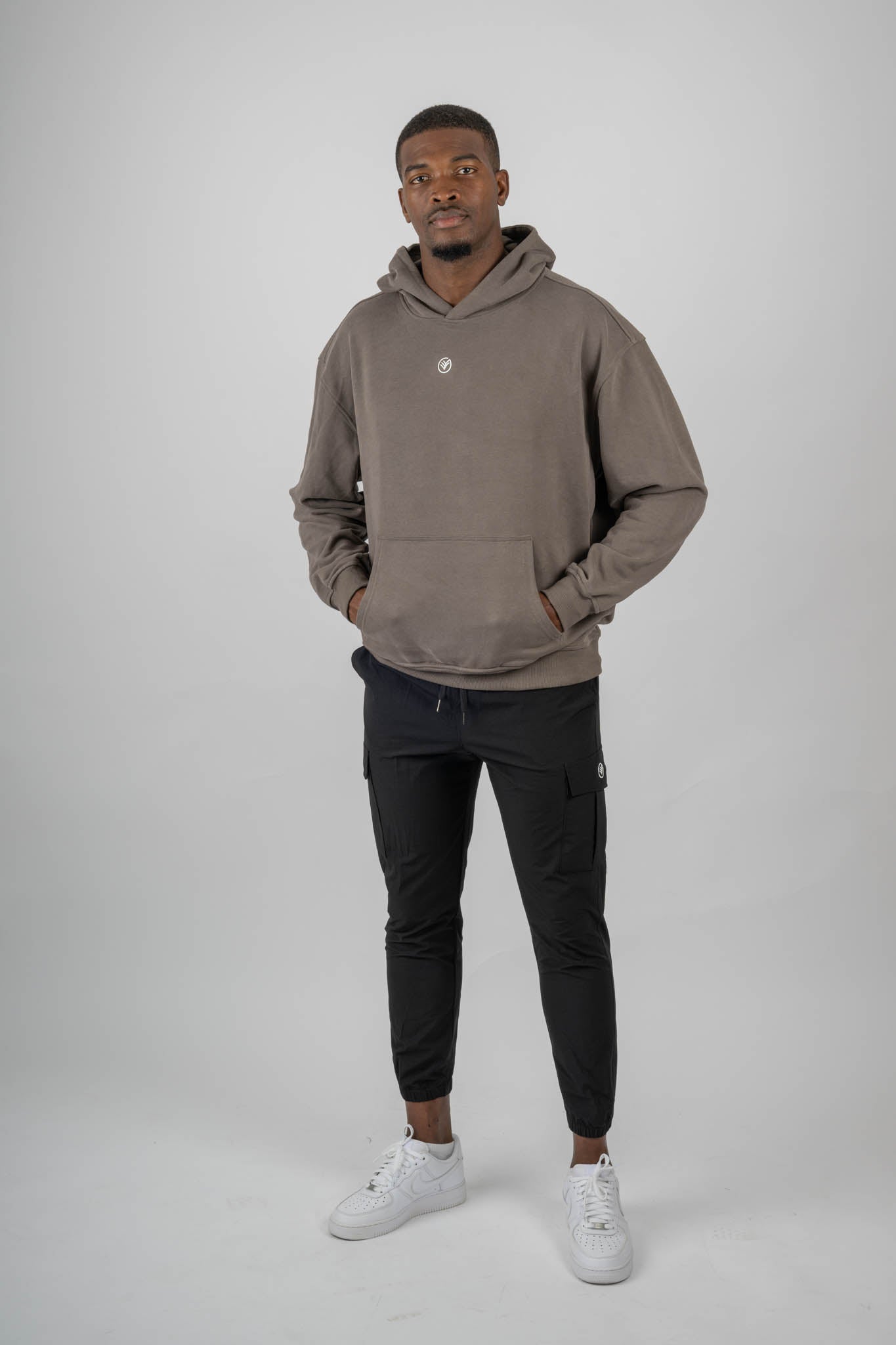essential hoodie – taupe | premium athletic pullover | galvis sports