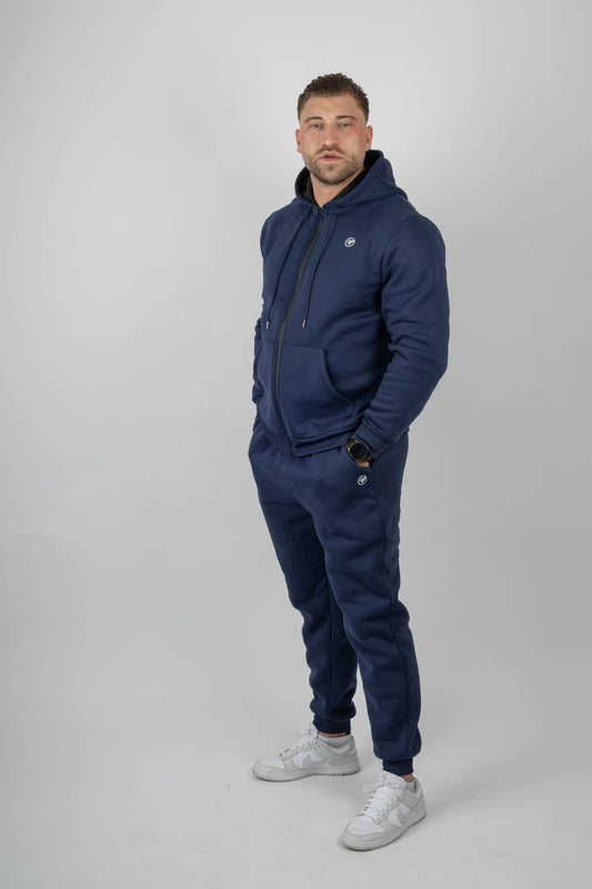 Dark Blue Hoodie & Jogger Set