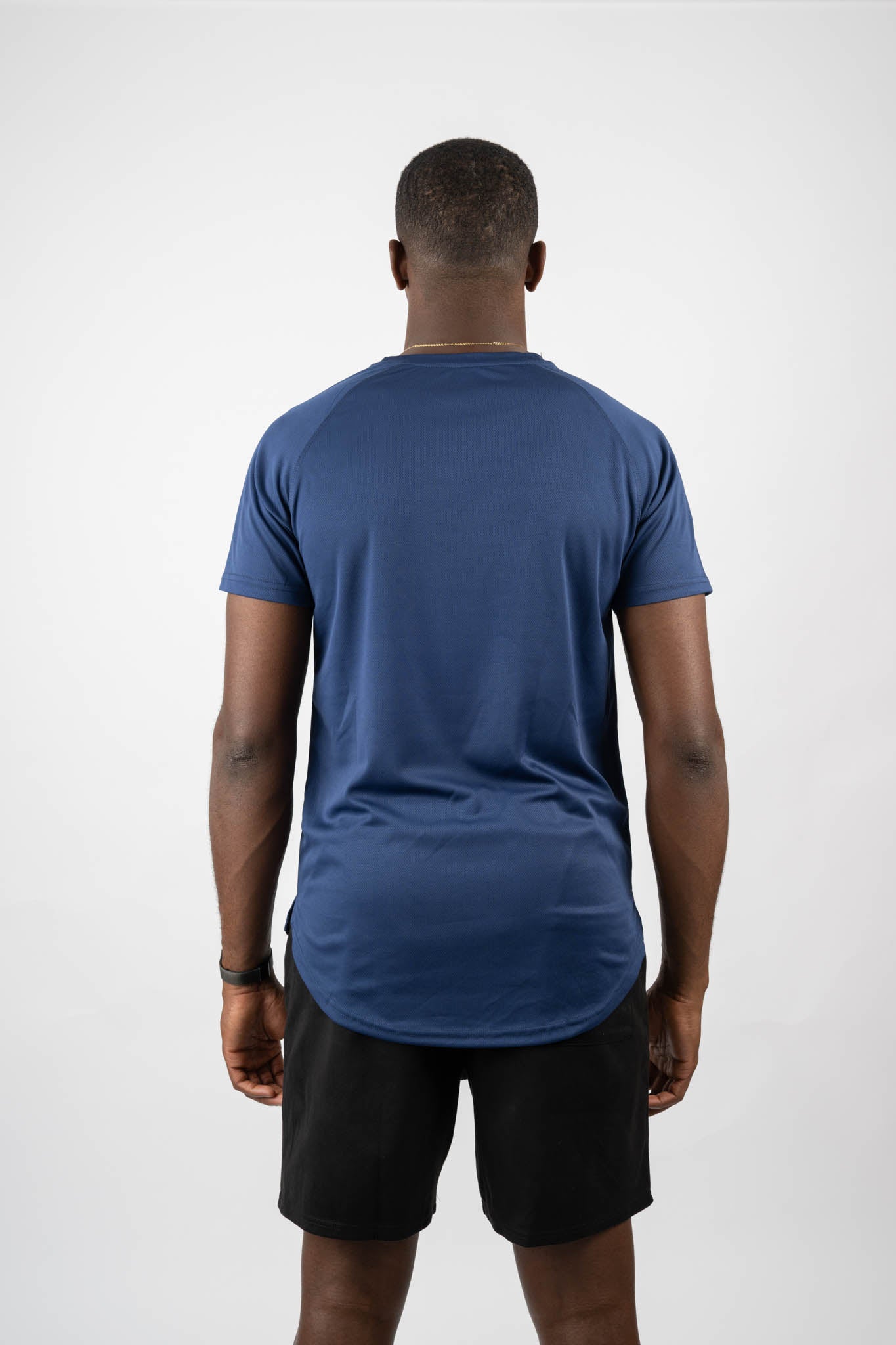 men’s dark blue performance t-shirt | premium gym training top | galvis sports