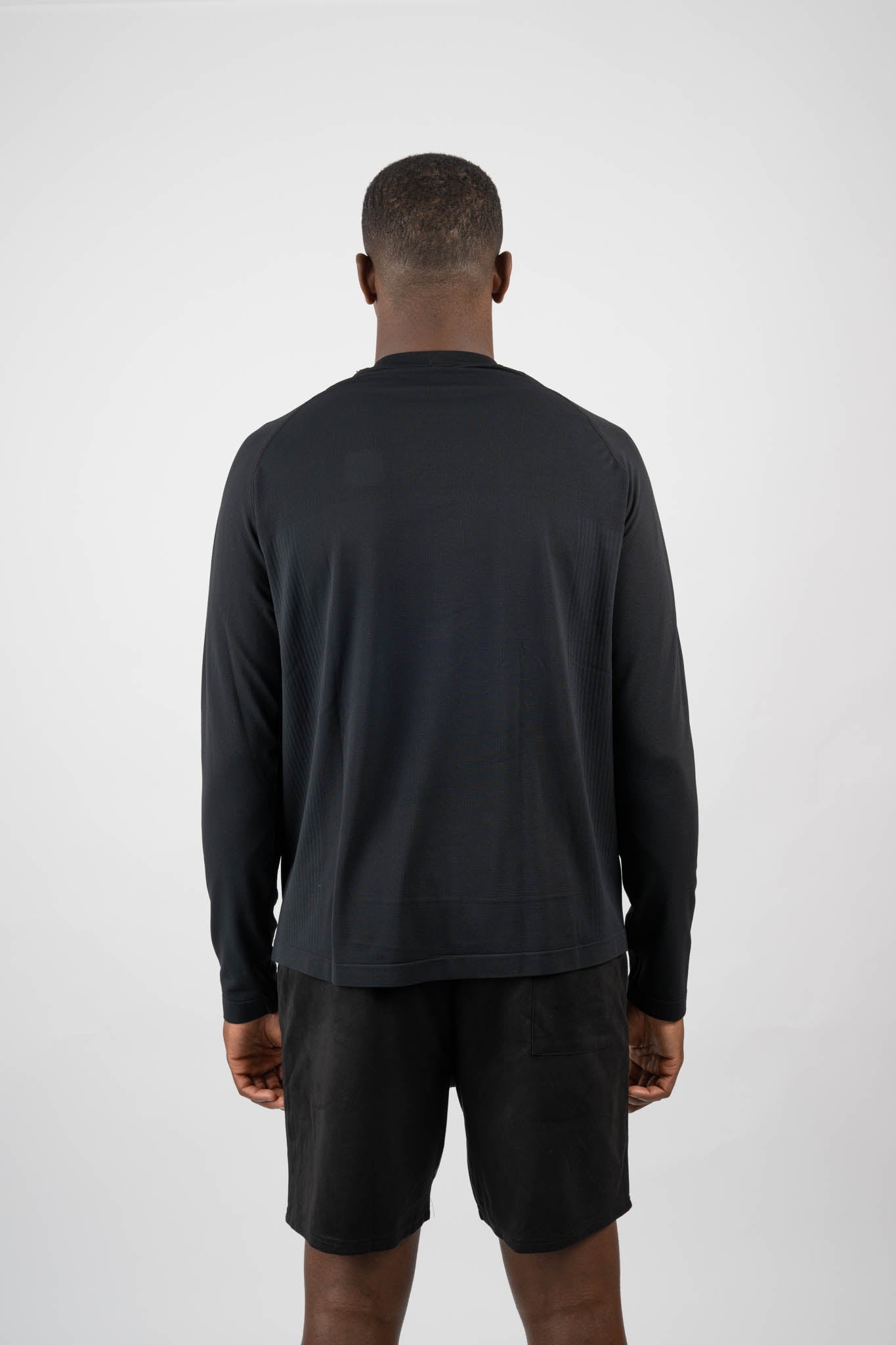 performance long sleeve – black | athletic training top | galvis sports