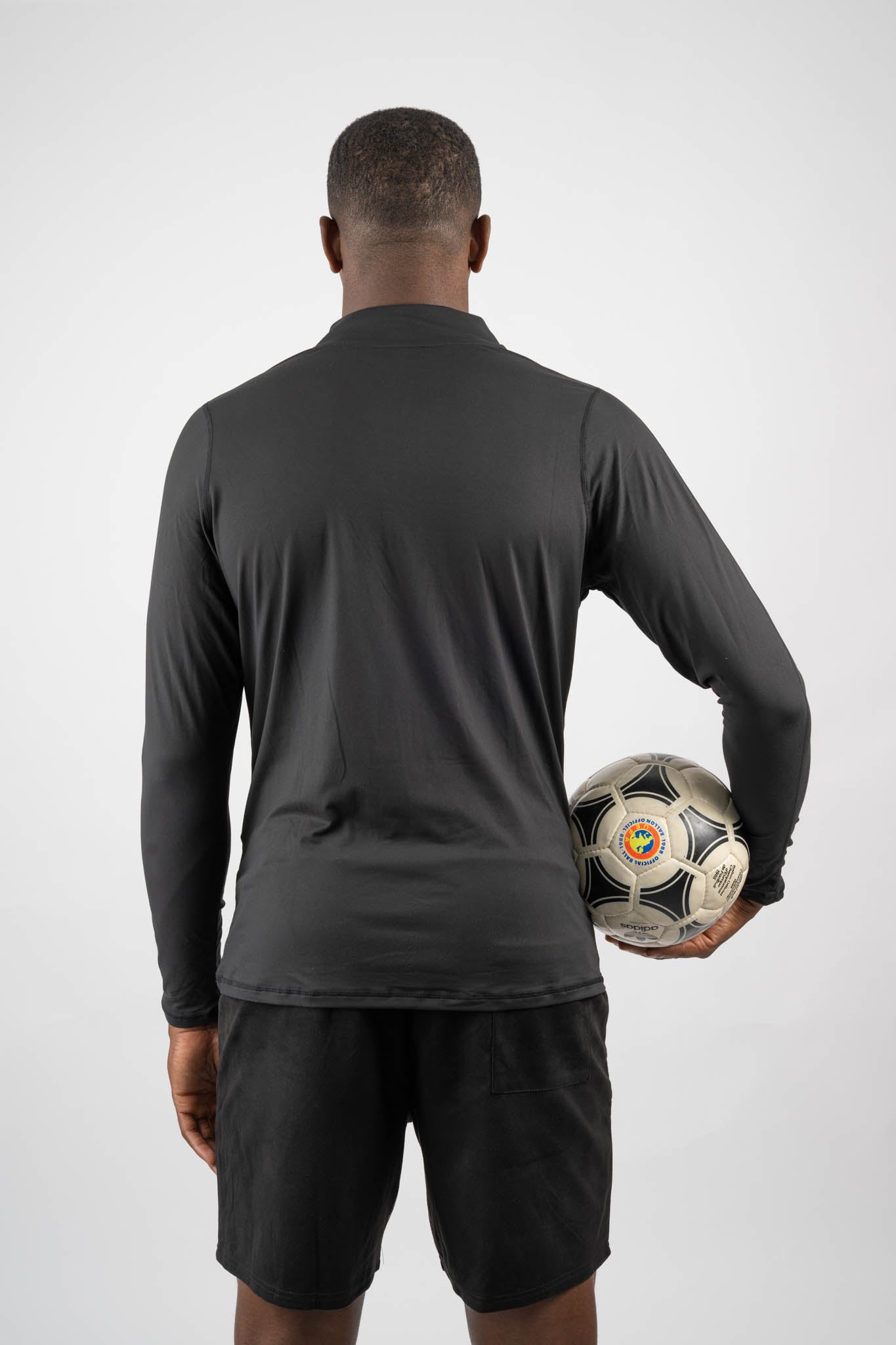 performance 1/4 zip training top – black | men’s athletic layer | galvis sports