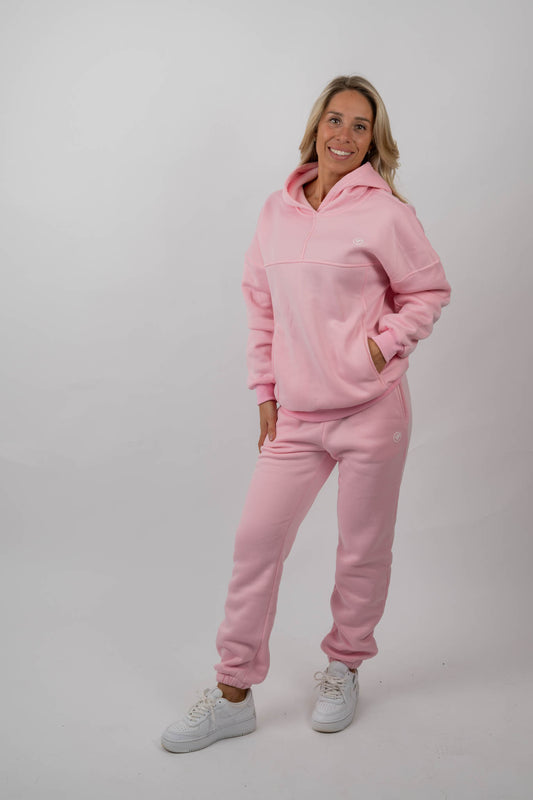 Soft Pink Hoodie & Jogger Set