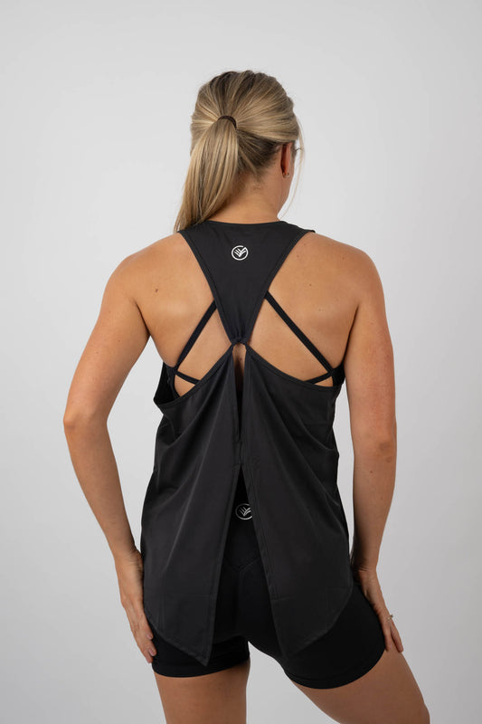 Open Back Performance Tank