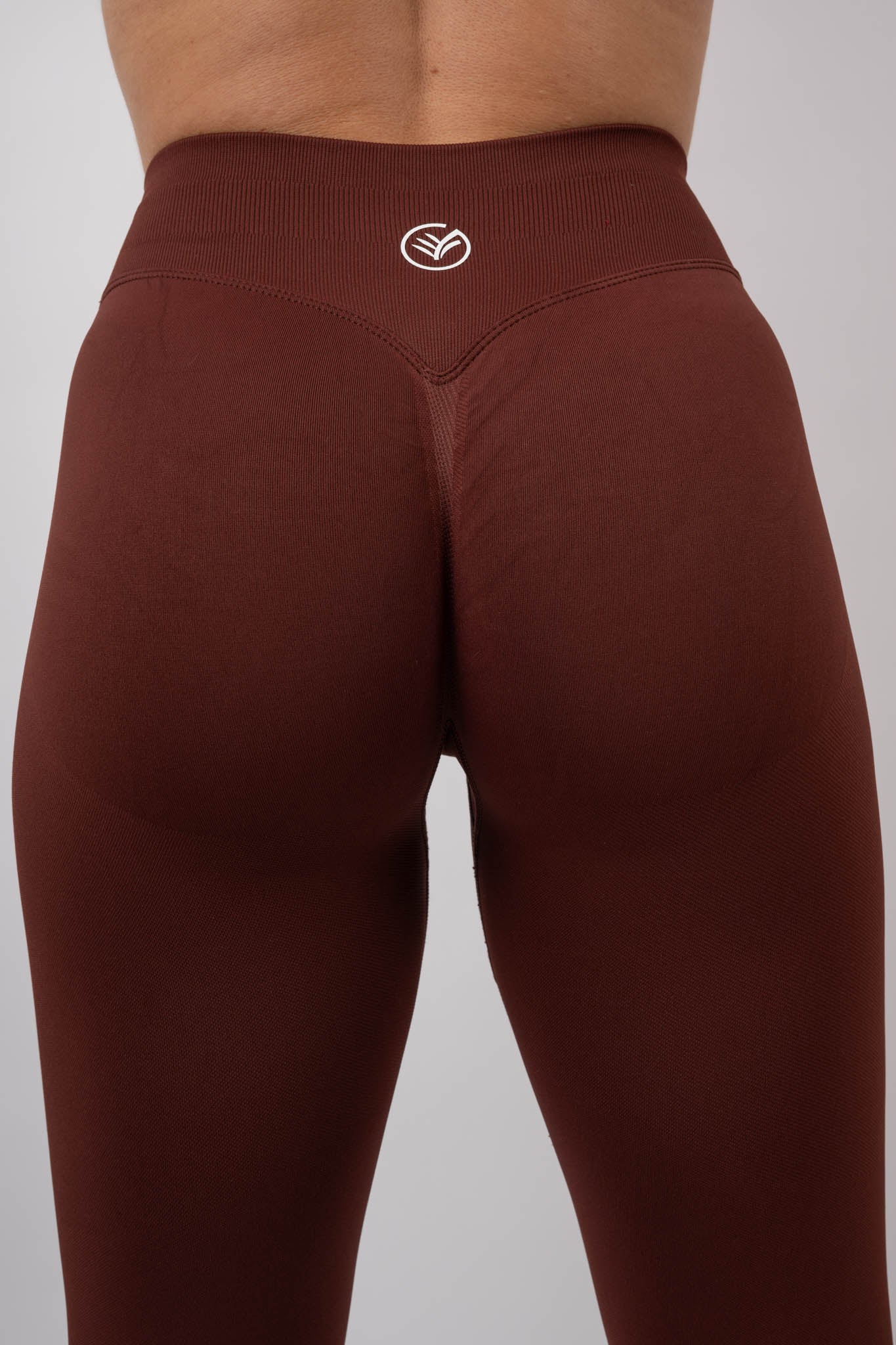 scrunch leggings – light brown | sculpting high-waist fit | galvis sports