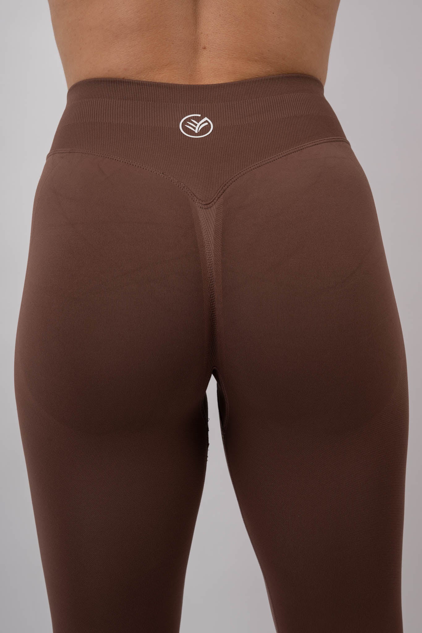 scrunch leggings – brown | sculpting high-waist fit | galvis sports