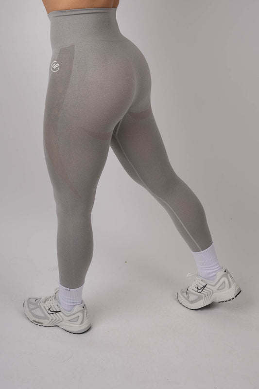 Seamless High-Waist Leggings (Grey)