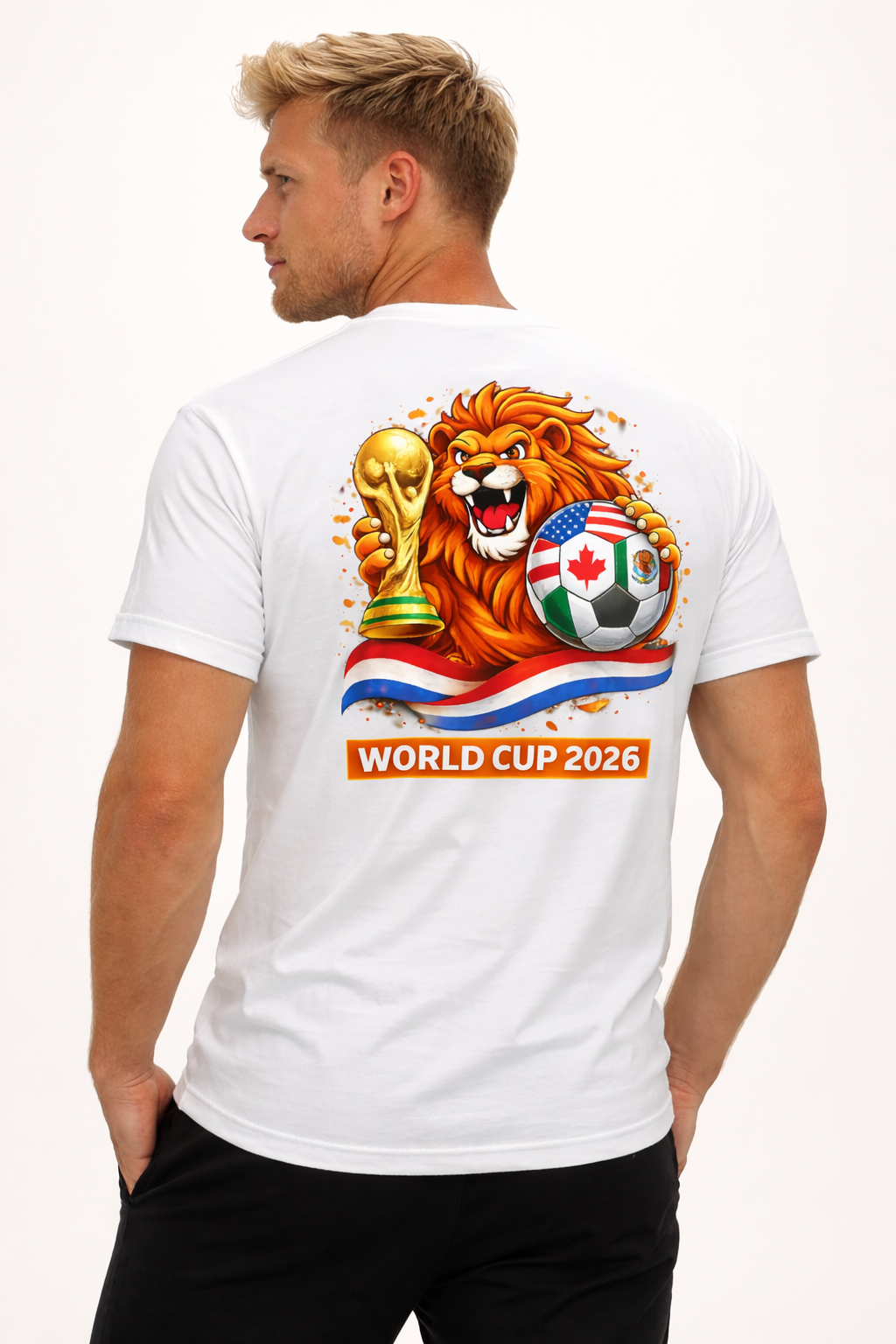 Fan T-Shirt Netherlands World Cup 2026 – White | Oranje Supporter Edition | Galvis Sports