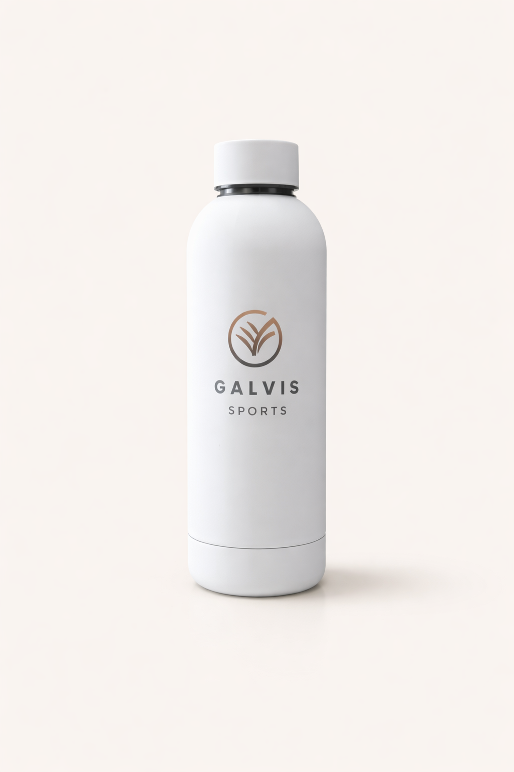 White Gym Water Bottle | Premium Sports Drink Bottle | Galvis Sports