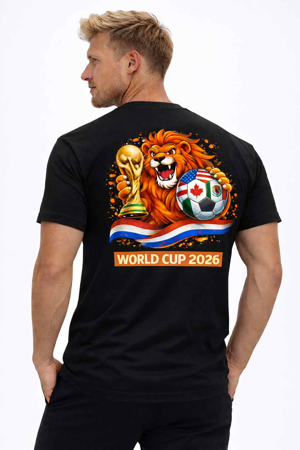 Fan T-Shirt Netherlands World Cup 2026 – Black | Supporter Edition | Galvis Sports