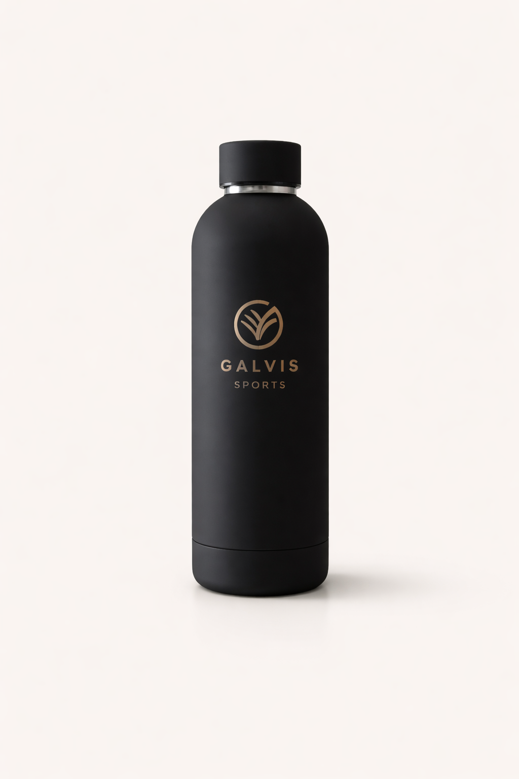 Zwarte sportwaterfles | Premium sportdrinkfles | Galvis Sports
