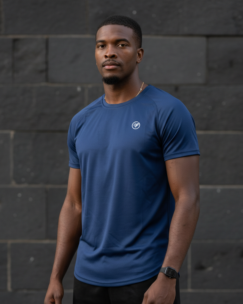 Blue Performance T-Shirt Galvis Sports