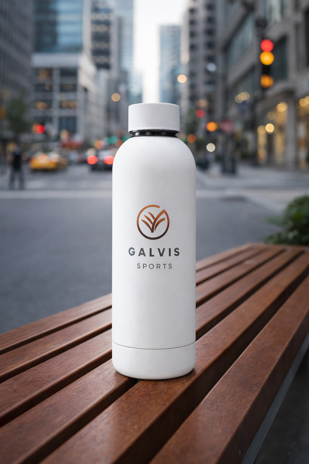 White Drink Bottle Galvis Sports