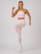 Blush Pink Seamless Training Set | Women’s Sculpting Gym Set | Galvis Sports