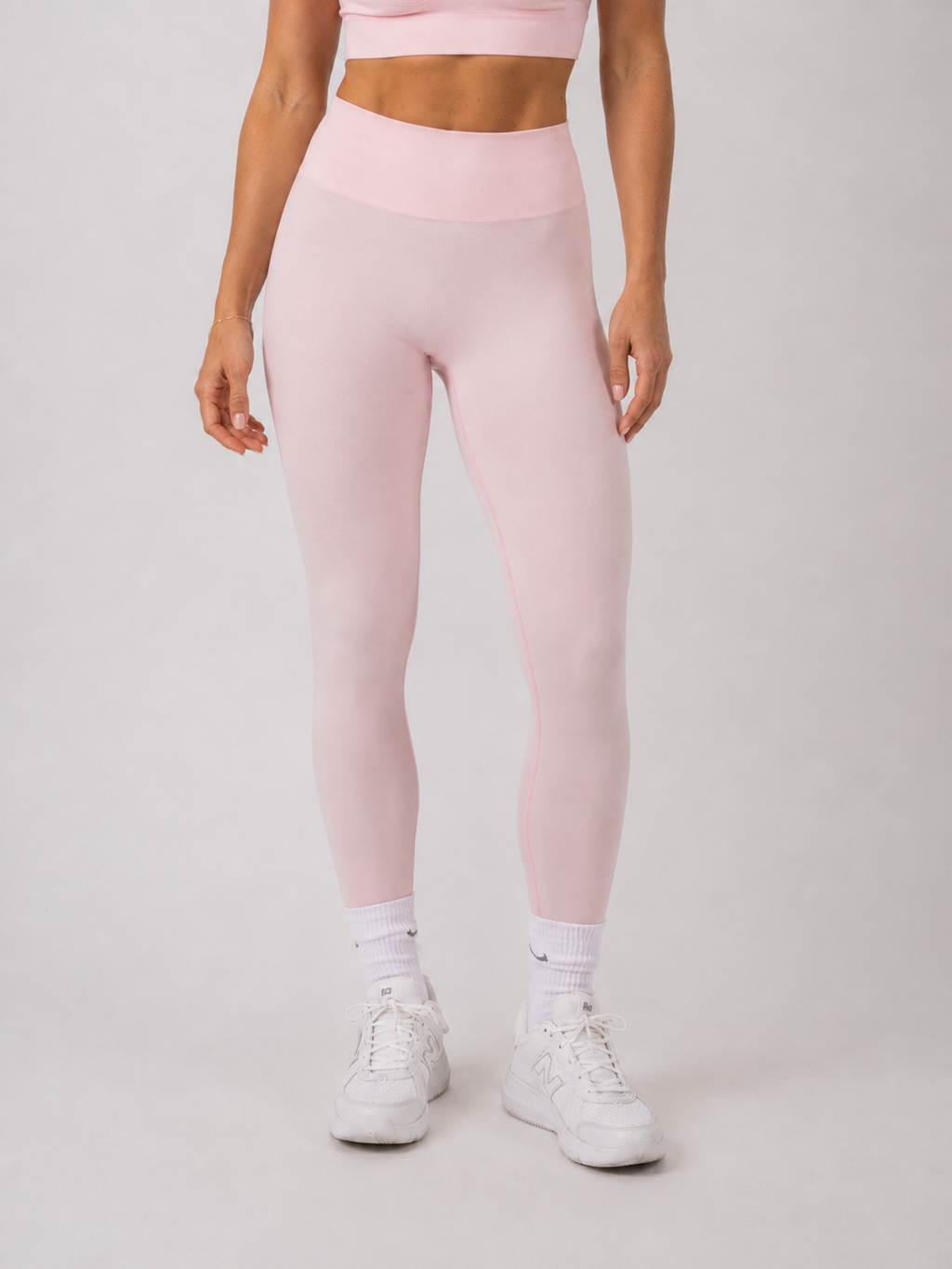 Blush Pink Seamless Training Set | Women’s Sculpting Gym Set | Galvis Sports