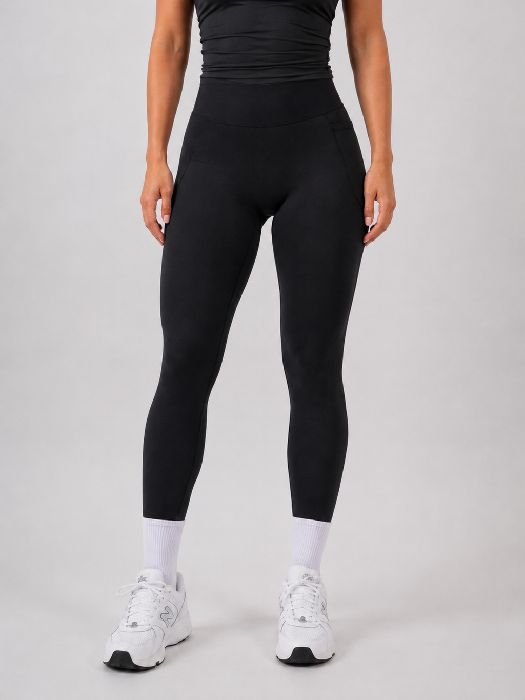 Seamless Legging Set – Black | Women’s Sculpting Gym Set | Galvis Sports
