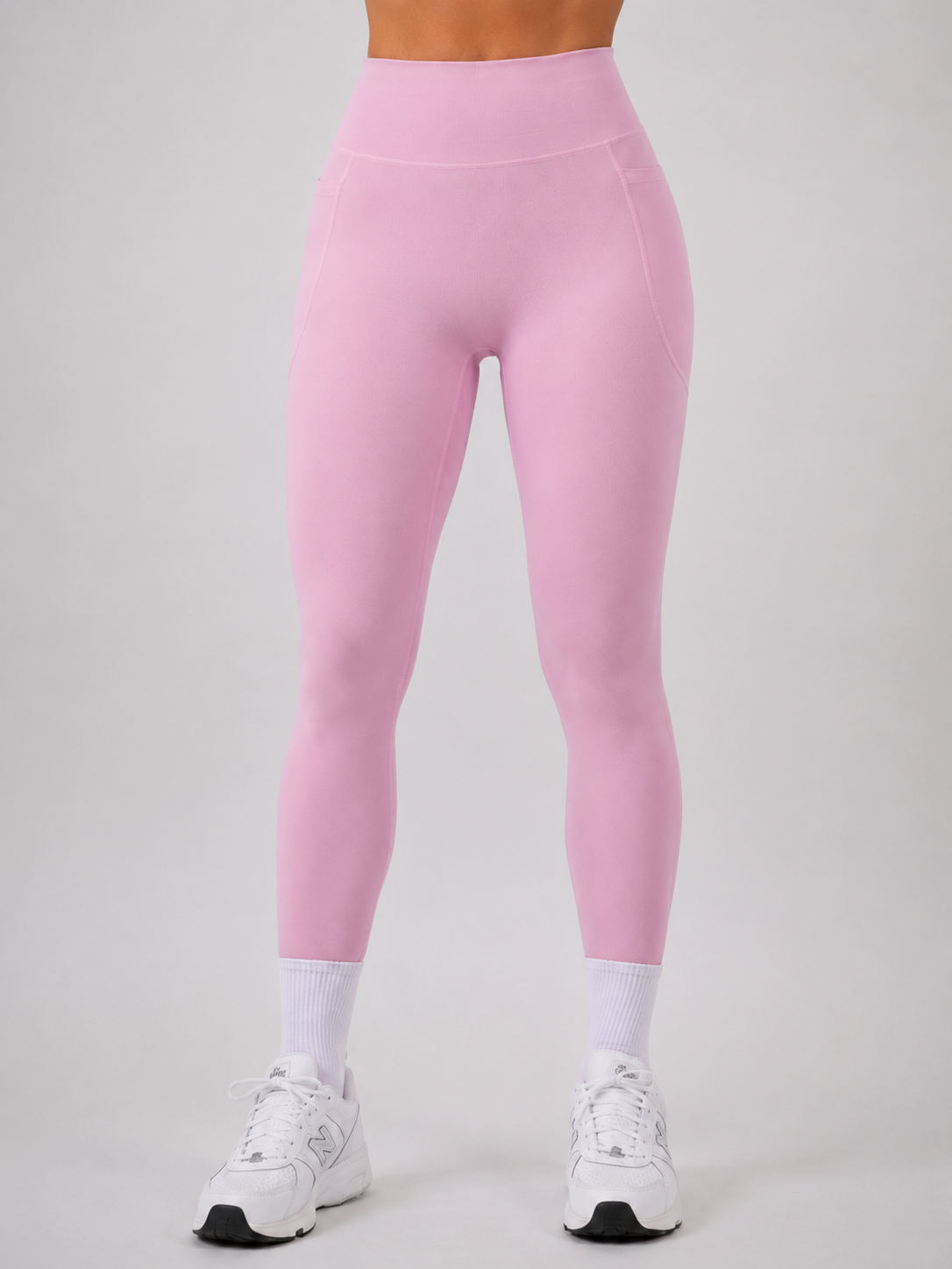 Seamless Legging Set – Light Pink | Women’s Sculpting Gym Set | Galvis Sports