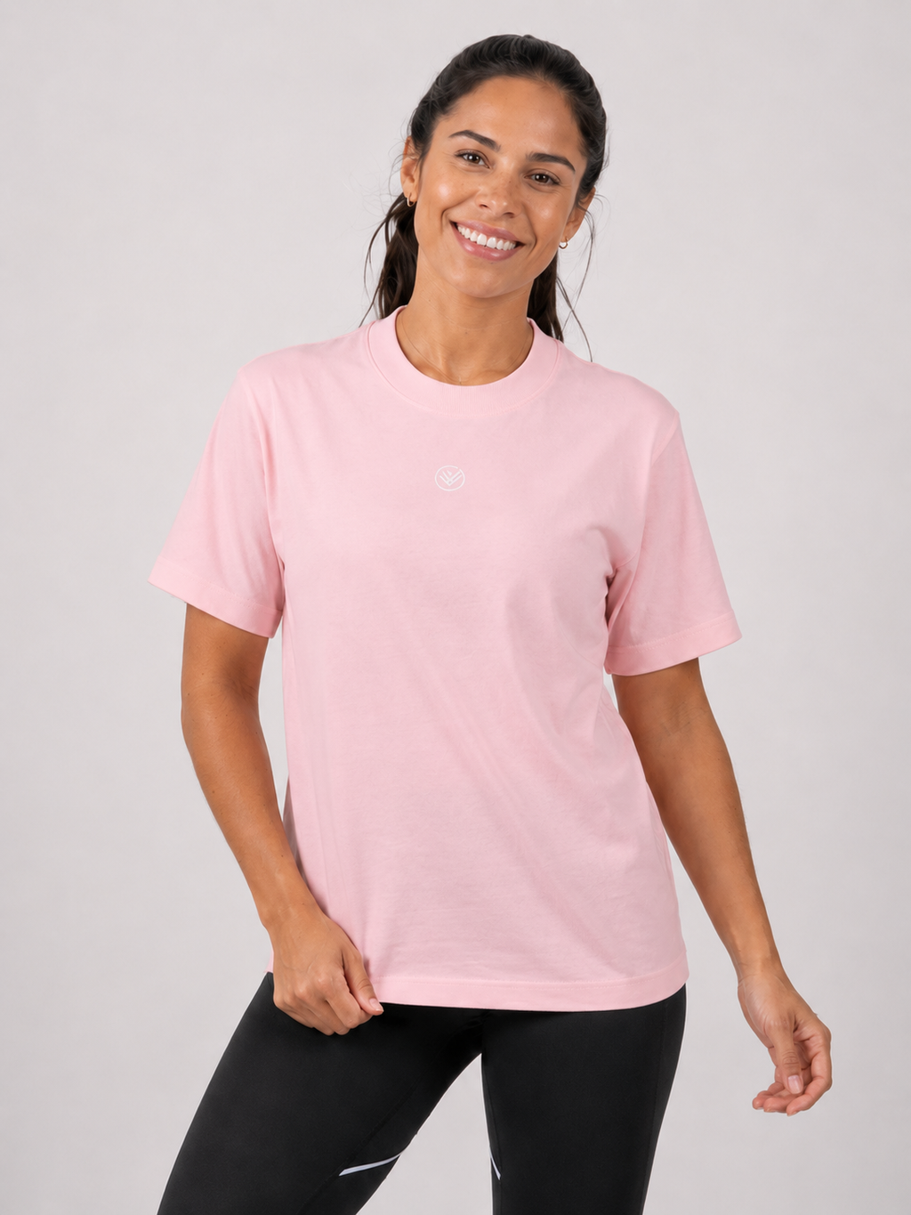 Classic Pink Big Logo T-Shirt | Women’s Athletic Streetwear Tee | Galvis Sports