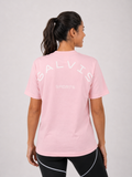 Classic Pink Big Logo T-Shirt | Women’s Athletic Streetwear Tee | Galvis Sports