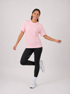 Classic Pink Big Logo T-Shirt | Women’s Athletic Streetwear Tee | Galvis Sports