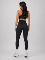 Seamless High-Waist Leggings – Black | Squat Proof Sculpting Fit | Galvis Sports