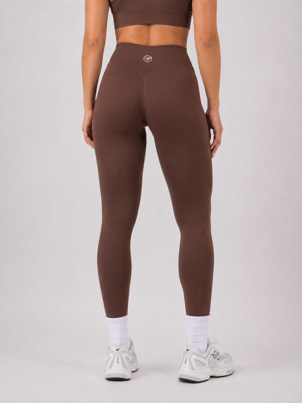 Scrunch Leggings – Brown | Sculpting High-Waist Fit | Galvis Sports