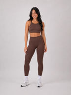 Scrunch Leggings – Brown | Sculpting High-Waist Fit | Galvis Sports