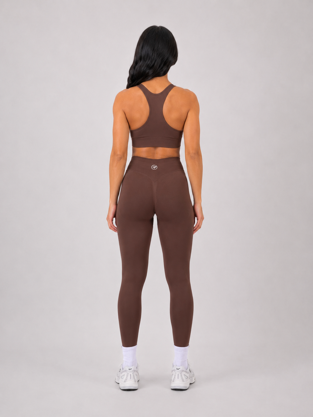 Scrunch Leggings – Brown | Sculpting High-Waist Fit | Galvis Sports