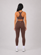 Scrunch Leggings – Brown | Sculpting High-Waist Fit | Galvis Sports