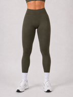 Scrunch Leggings – Army Green | Sculpting High-Waist Fit | Galvis Sports