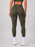 Scrunch Leggings – Army Green | Sculpting High-Waist Fit | Galvis Sports