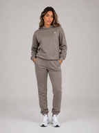 Taupe Hoodie & Jogger Set | Women’s Premium Athleisure Set | Galvis Sports