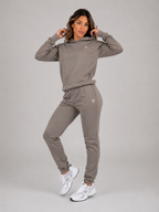 Taupe Hoodie & Jogger Set | Women’s Premium Athleisure Set | Galvis Sports