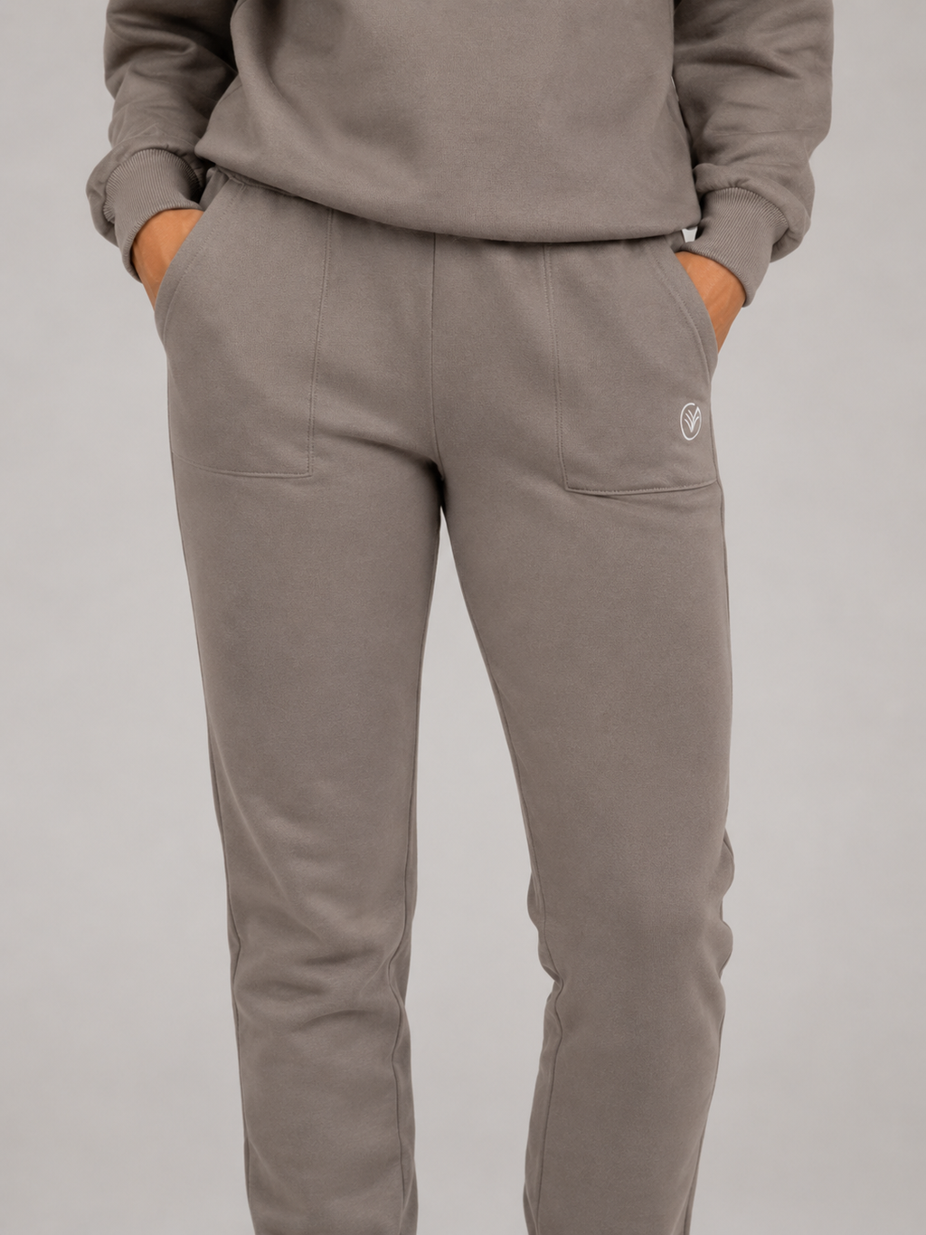 Taupe Hoodie & Jogger Set | Women’s Premium Athleisure Set | Galvis Sports