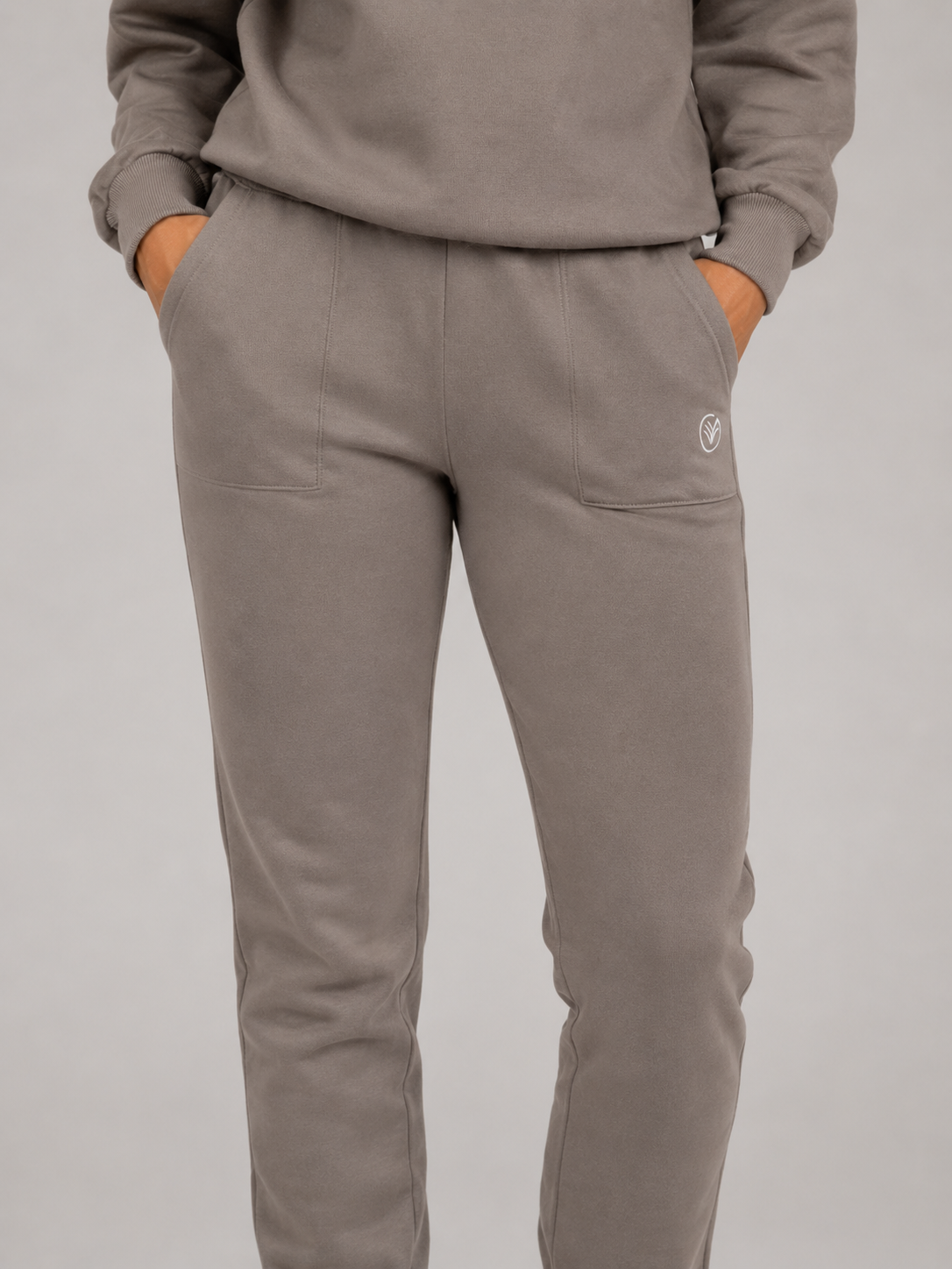Taupe Hoodie & Jogger Set | Women’s Premium Athleisure Set | Galvis Sports