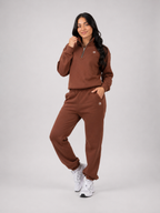 Premium Fleece Tracksuit – Brown | Luxury Athleisure Set | Galvis Sports