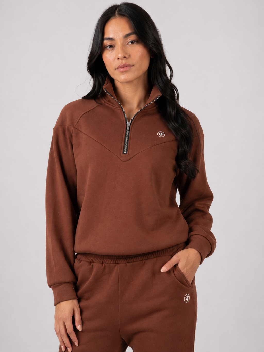 Premium Fleece Tracksuit – Brown | Luxury Athleisure Set | Galvis Sports