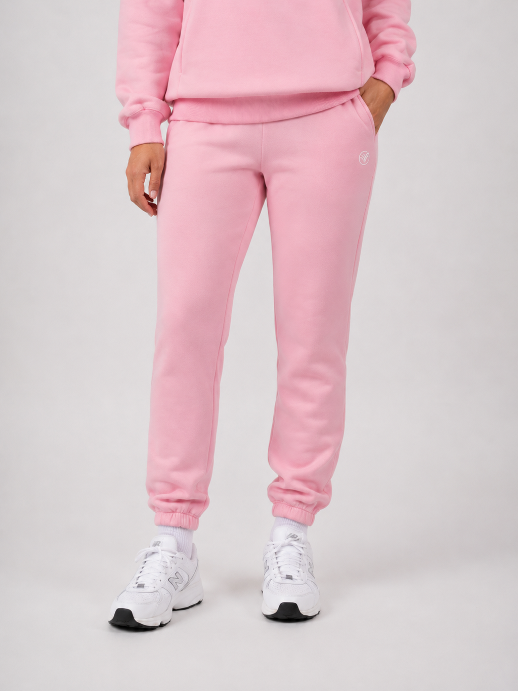 Soft Pink Hoodie & Jogger Set Women | Premium Athletic Tracksuit | Galvis Sports