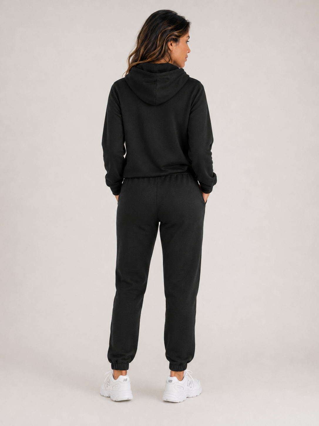 Classic Black Hoodie & Jogger Set Women | Premium Tracksuit | Galvis Sports