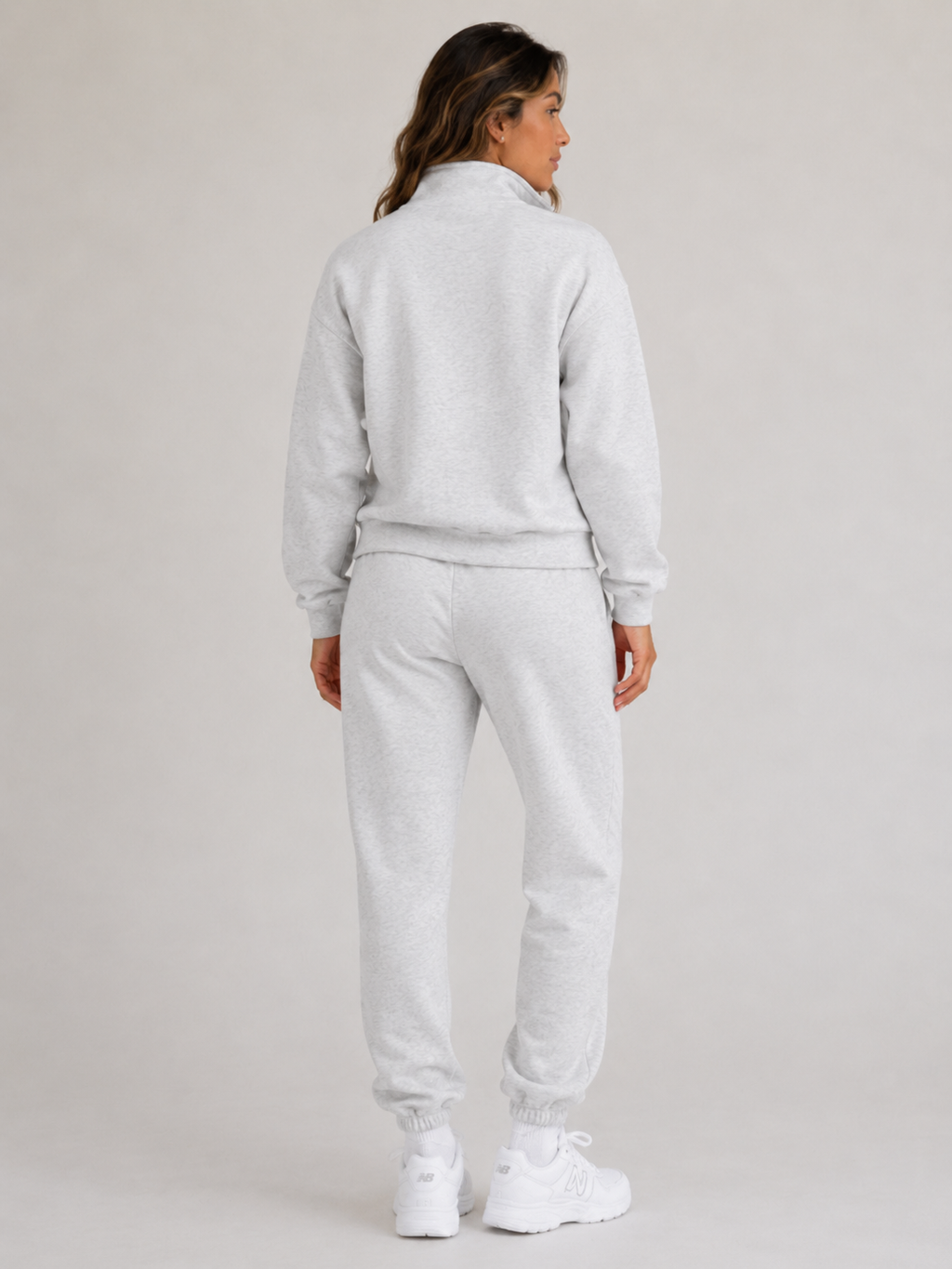 Half-Zip Tracksuit – Grey | Premium Athletic Set | Galvis Sports