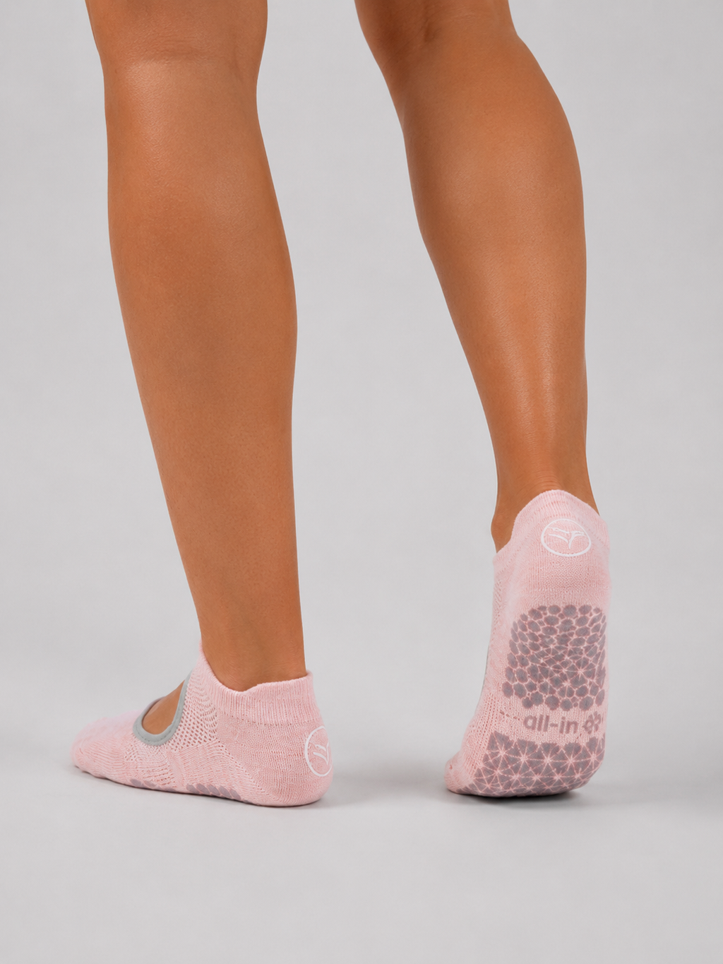 Opengesneden grip sokken – Roze | Antislip pilates- en yogasokken | Galvis Sports