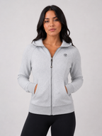 Zip Hoodie – Grey | Premium Athletic Hoodie | Galvis Sports