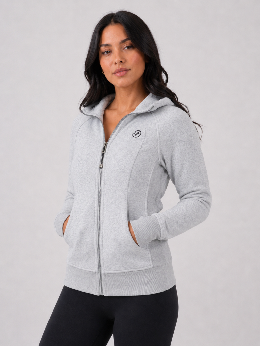 Zip Hoodie – Grey | Premium Athletic Hoodie | Galvis Sports