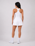 Tennis & Padel Dress – White | Women’s Performance Sports Dress | Galvis Sports