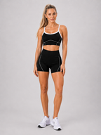 Bra & Short Set – Black | Women’s Sculpting Gym Set | Galvis Sports
