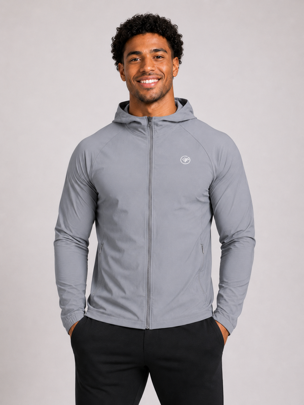 Performance Jacket – Grey | Men’s Athletic Training Jacket | Galvis Sports