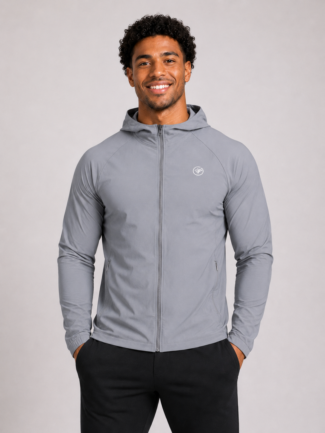 Performance Jacket – Grey | Men’s Athletic Training Jacket | Galvis Sports