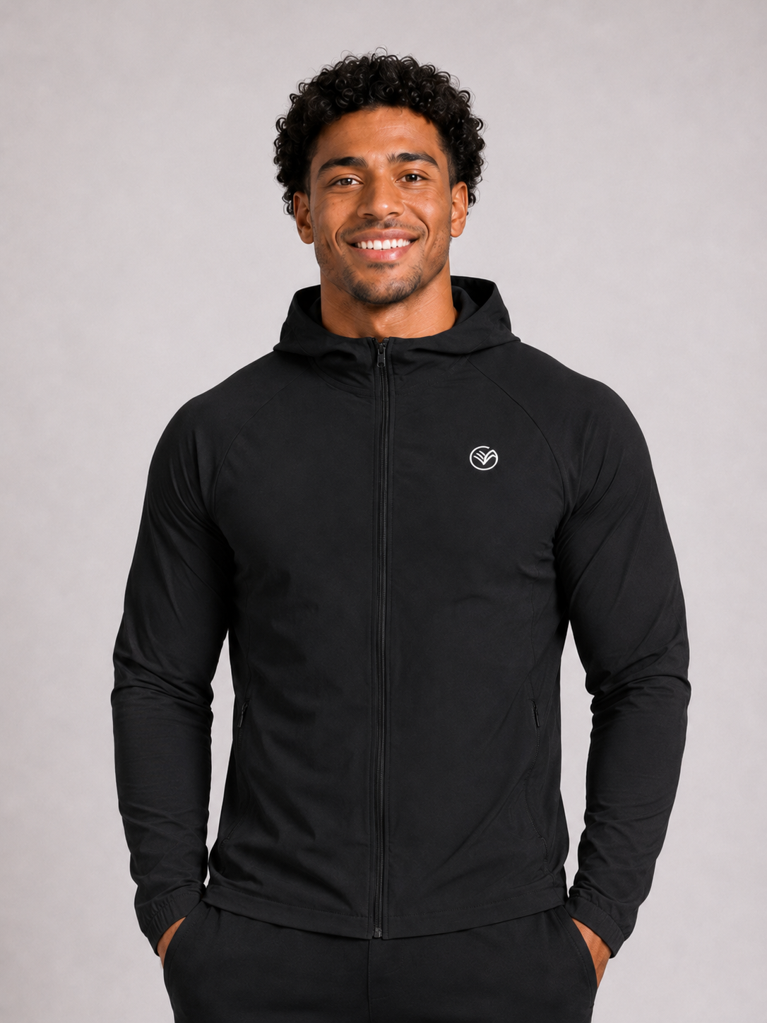 Performance Jacket – Black | Men’s Athletic Training Jacket | Galvis Sports
