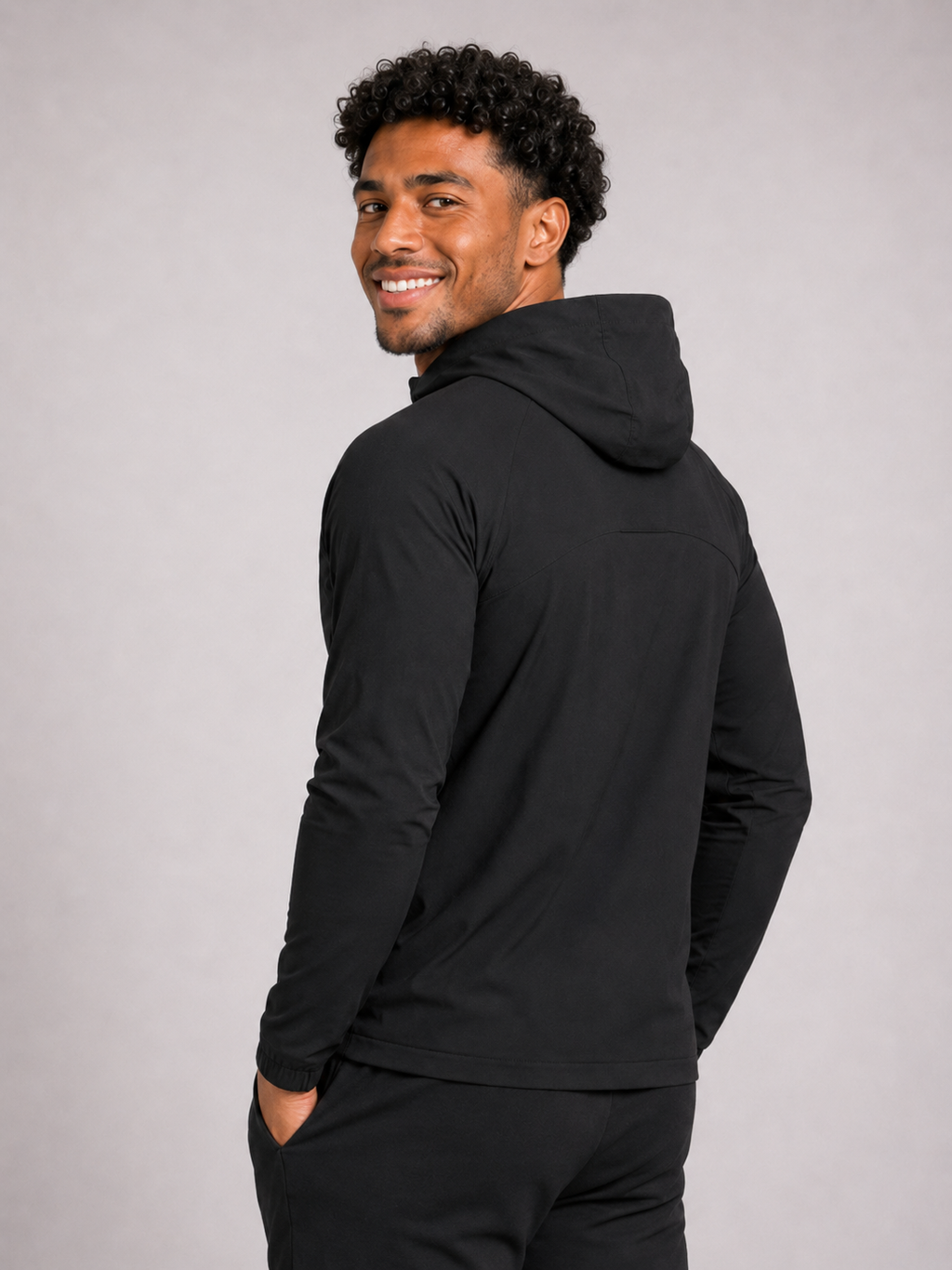 Performance Jacket – Black | Men’s Athletic Training Jacket | Galvis Sports