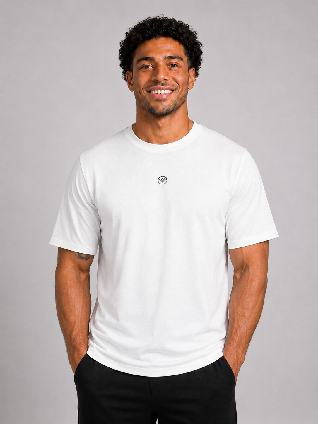 Oversized Cotton T-Shirt – Colombia White | Premium Athletic Tee | Galvis Sports